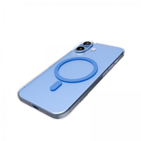 iPhone 17 Skal Lite Mag Transparent Blå