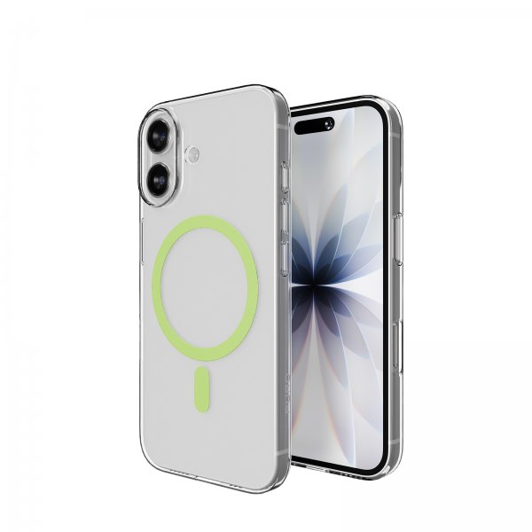 iPhone 17 Skal Lite Mag Transparent Grön