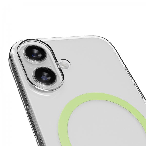 iPhone 17 Skal Lite Mag Transparent Grön