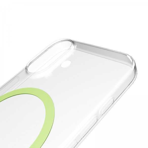 iPhone 17 Skal Lite Mag Transparent Grön
