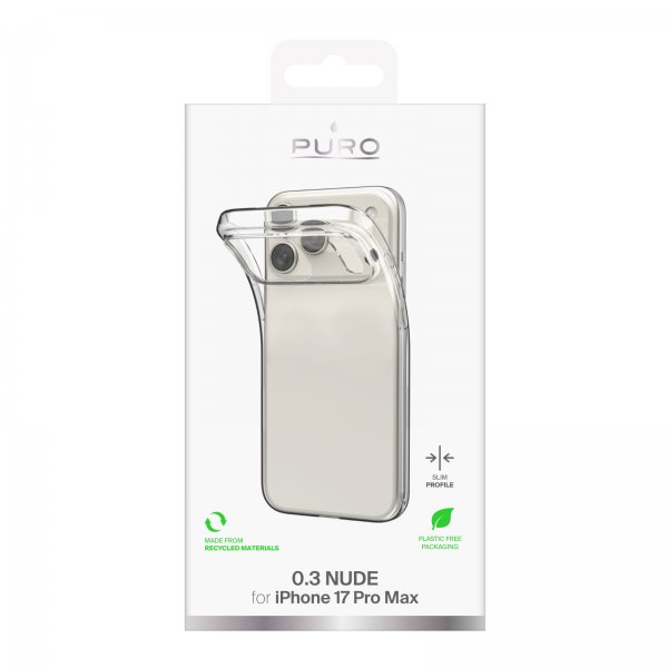 iPhone 17 Pro Max Skal Nude Transparent