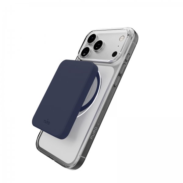 iPhone 17 Pro Max Skal Lite Mag Transparent Blå