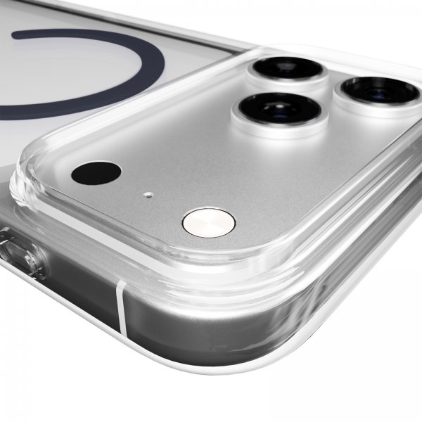iPhone 17 Pro Max Skal Lite Mag Transparent Blå
