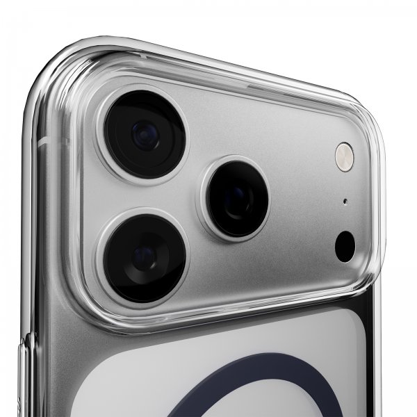 iPhone 17 Pro Max Skal Lite Mag Transparent Blå