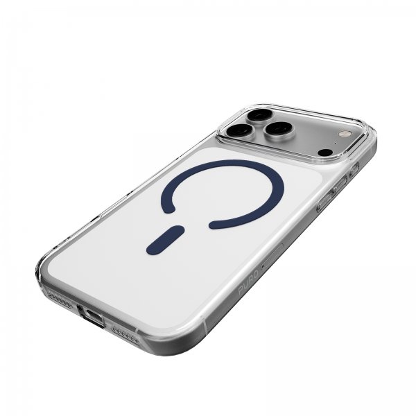iPhone 17 Pro Max Skal Lite Mag Transparent Blå