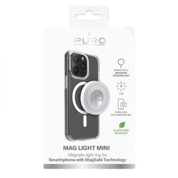 Belysning MagLight Mini Light Ring MagSafe Vit