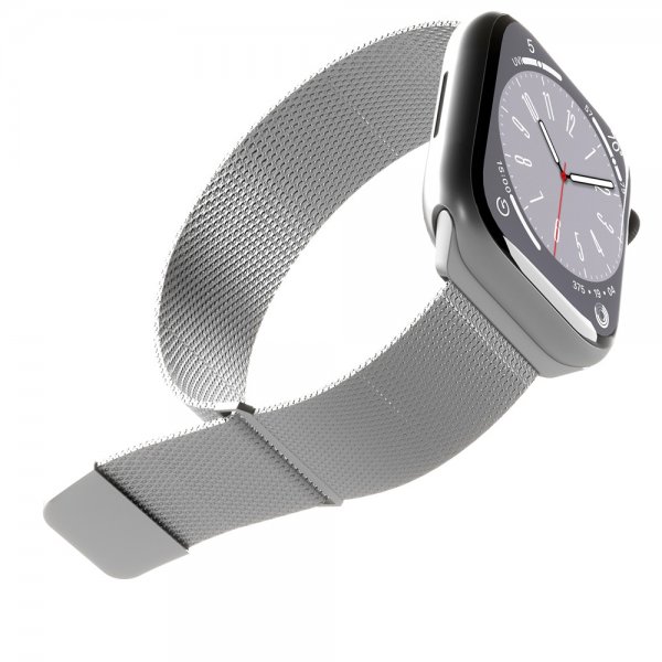 Apple Watch 38/40/41/42mm Armband Milanese Silver