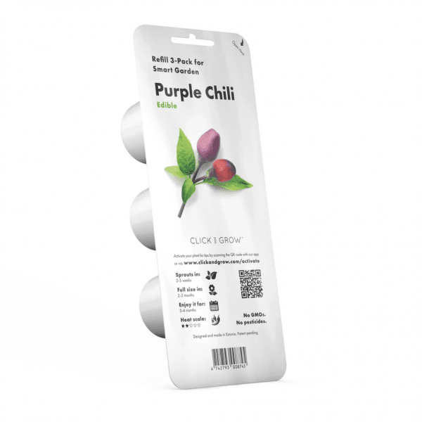 Smart Garden Refill 3-pack - Lila Chilipeppar