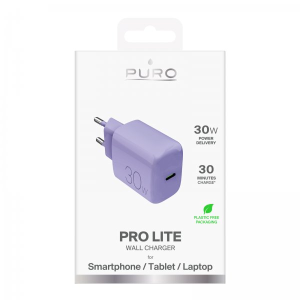 Laddare Pro Lite 30W USB-C Lila