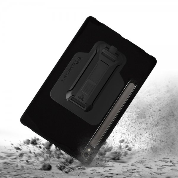 Samsung Galaxy Tab S9 Skal Shockproof Case Kickstand Hand Strap X-Mount