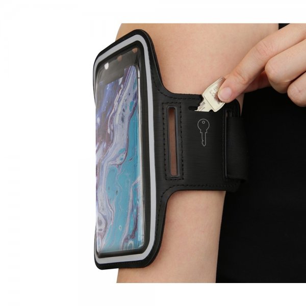 Reflective Sports Armband Svart