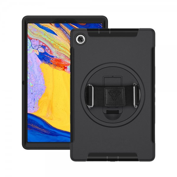Lenovo Tab M10 Plus TB-X606F Skal Rainproof Rugged Case Hand Strap Kickstand
