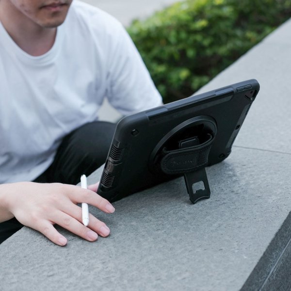 Lenovo Tab P11 Pro (2nd gen) TB132 TB138 Skal Rainproof Rugged Case Hand Strap Kickstand