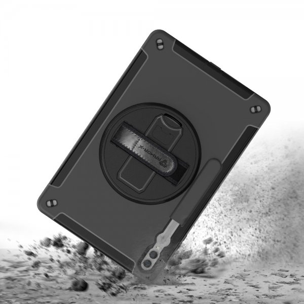Samsung Galaxy Tab S9 Ultra Skal Rainproof Rugged Case Hand Strap Kickstand