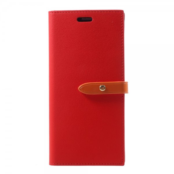 Romance Diary Series till Galaxy S9 Plånboksfodral PU-läder TPU Röd