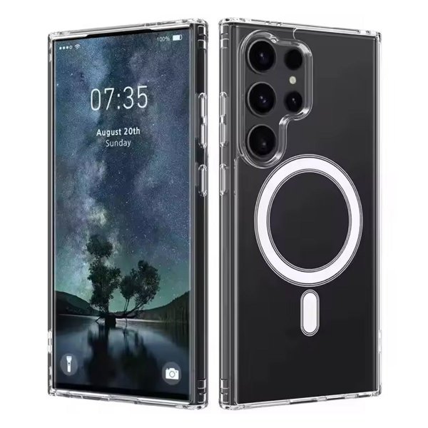 Samsung Galaxy S25 Ultra Skal TPU MagSafe Transparent