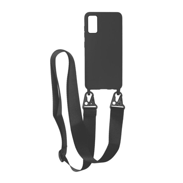 Samsung Galaxy S20 Skal Silikon med Halsband Svart