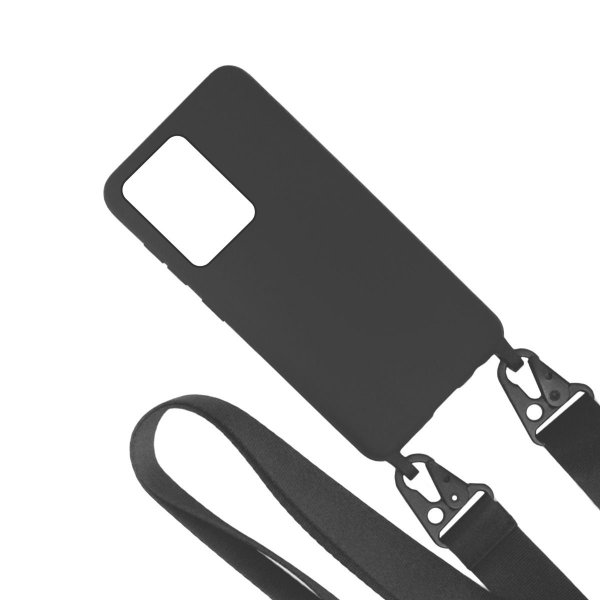 Samsung Galaxy S20 Ultra Skal Silikon med Halsband Svart