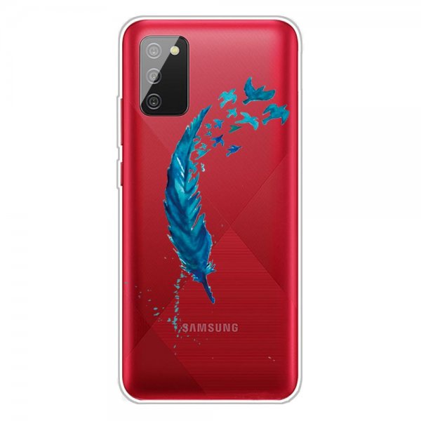 Samsung Galaxy A02s Cover Motiv Fjer