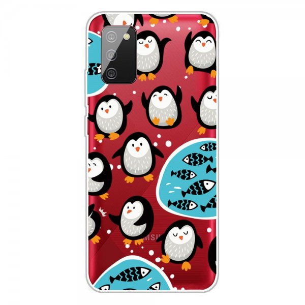 Samsung Galaxy A02s Skal Motiv Pingviner