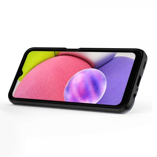 Samsung Galaxy A03s Skal med Ringhållare Blå