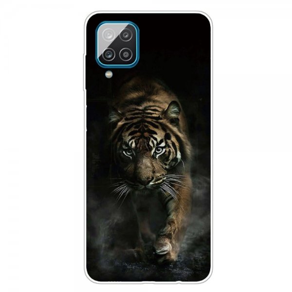Samsung Galaxy A12 Skal Motiv Stor Tiger