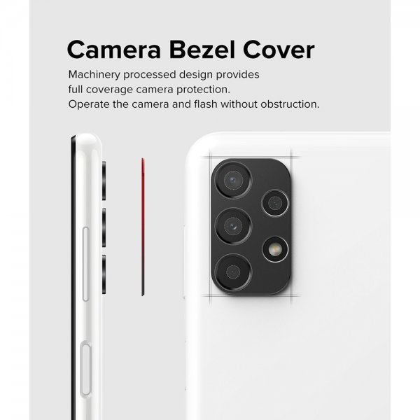 Samsung Galaxy A13 4G Kameraskydd Camera Styling Svart