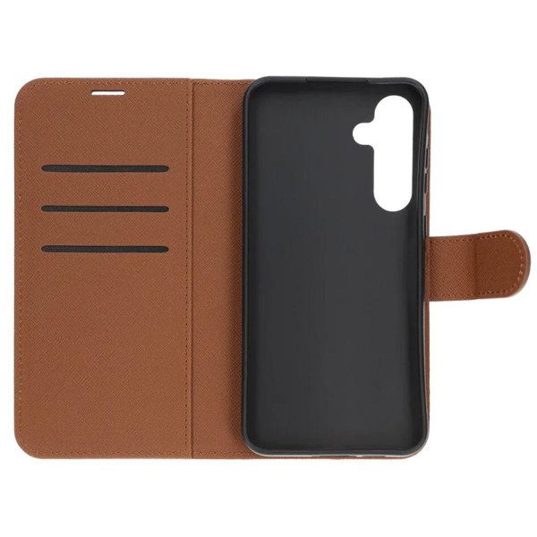 Samsung Galaxy A15 Fodral med Stativ Brun