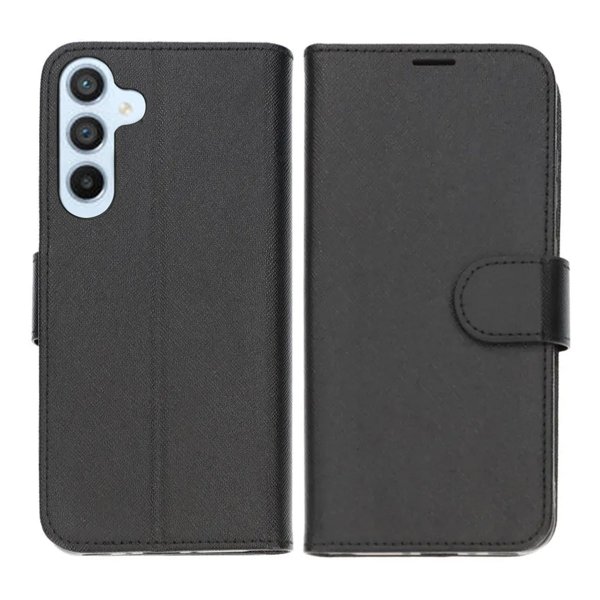 Samsung Galaxy A15 Fodral med Stativ Svart