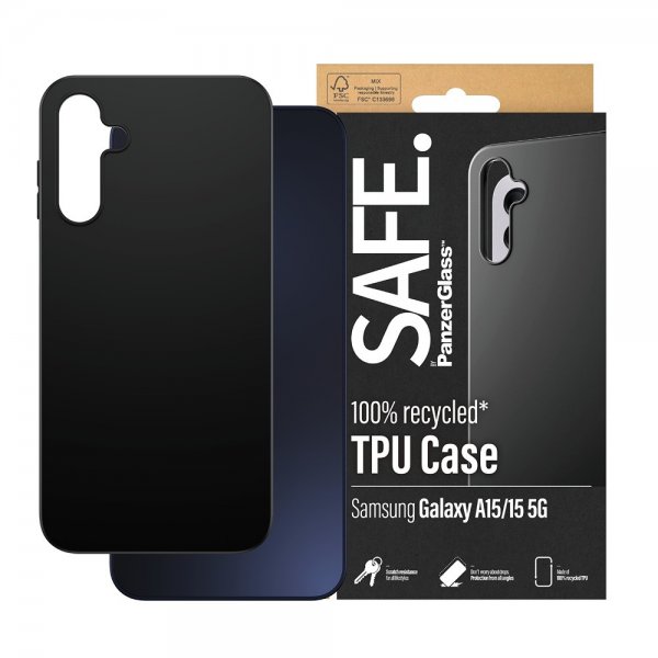 Samsung Galaxy A15 Skal Soft TPU Case Svart