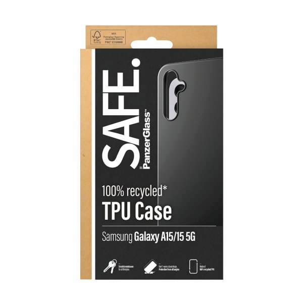 Samsung Galaxy A15 Skal Soft TPU Case Svart