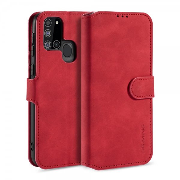 Samsung Galaxy A21s Fodral Retro Röd