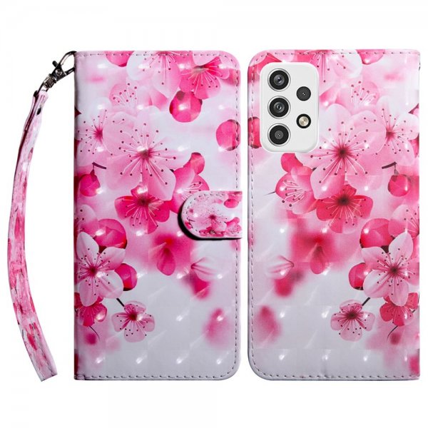 Samsung Galaxy A23 5G Fodral Motiv Rosa Blommor