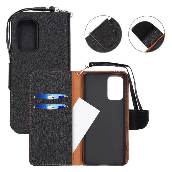 Samsung Galaxy A23 5G Fodral med Stativ Svart