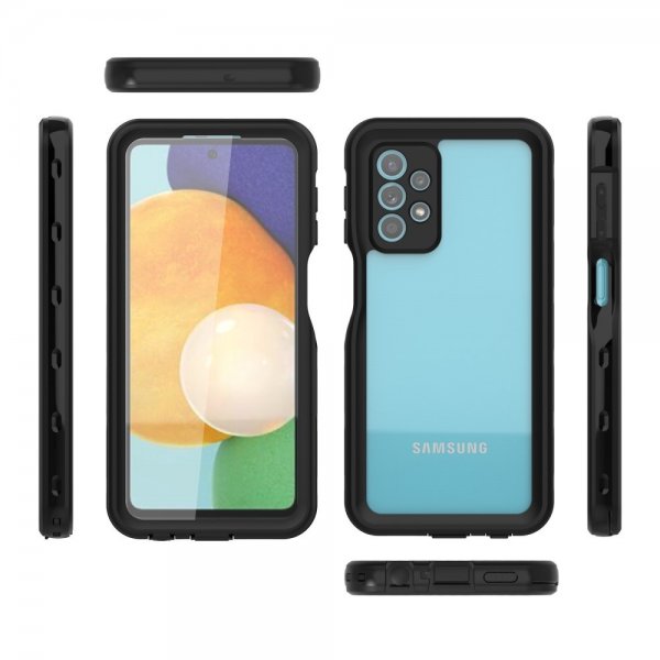 Samsung Galaxy A23 5G Skal Vattentåligt IP68 Svart