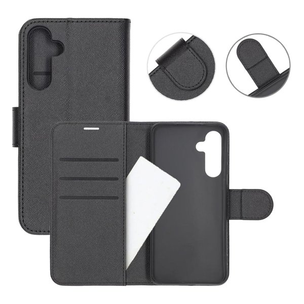 Samsung Galaxy A25 Fodral med Stativ Svart