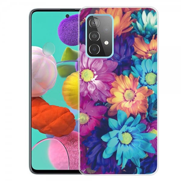 Samsung Galaxy A32 5G Skal Motiv Färgglada Blommor