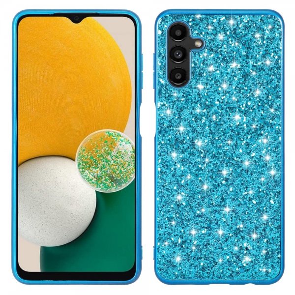 Samsung Galaxy A34 5G Skal Glitter Blå
