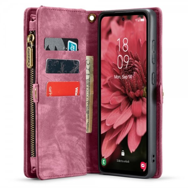 Samsung Galaxy A35 Fodral 008 Series Löstagbart Skal Röd