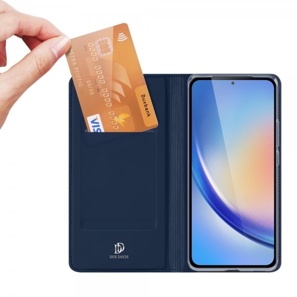 Samsung Galaxy A35 Fodral Skin Pro Series Blå