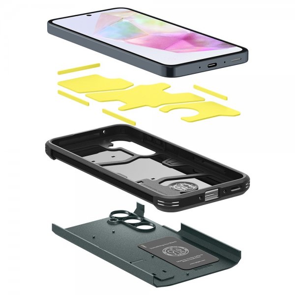 Samsung Galaxy A35 Skal Tough Armor Abyss Green