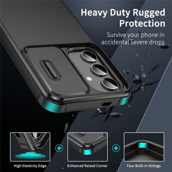 Samsung Galaxy A37 Skal Camera Slide Svart