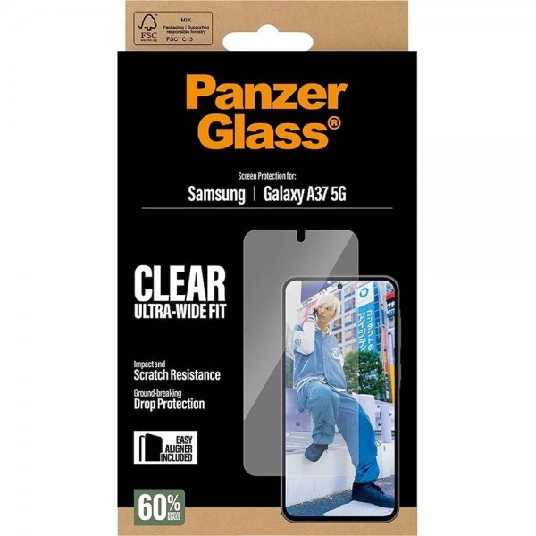 Samsung Galaxy A37 Skärmskydd Ultra-Wide Fit EasyAligner