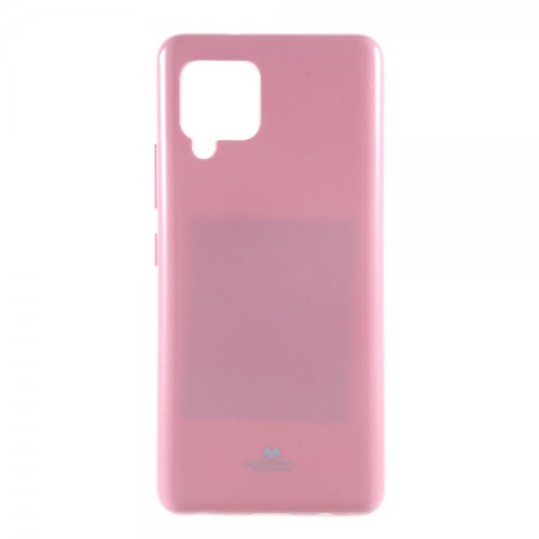 Samsung Galaxy A42 5G Skal Jelly Glitter Rosa