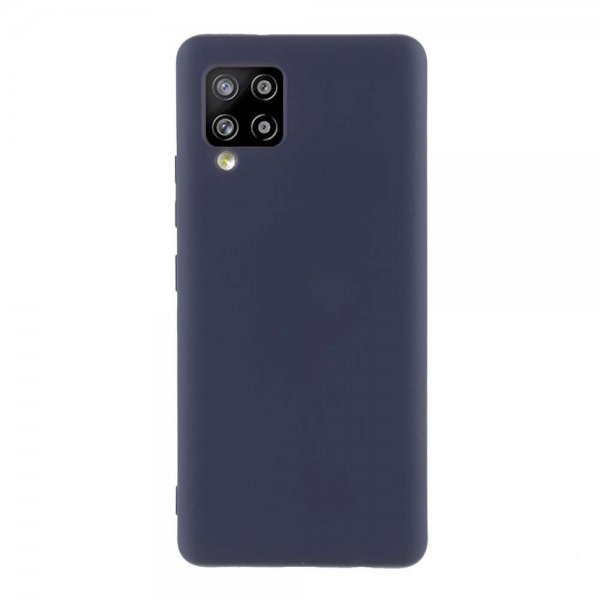 Samsung Galaxy A42 5G Skal Liquid Silicone Blå