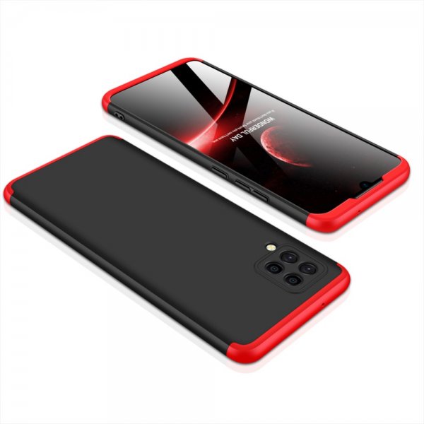 Samsung Galaxy A42 5G Skal Tredelat Svart Röd