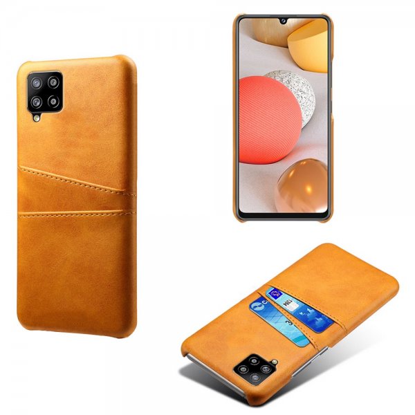 Samsung Galaxy A42 5G Skal Två Kortfack Orange