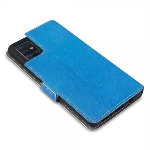 Samsung Galaxy A51 Fodral Low Profile Blå