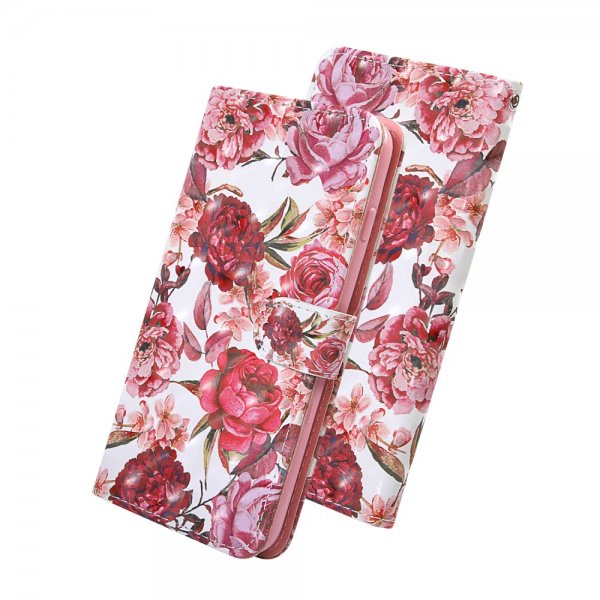 Samsung Galaxy A51 Fodral Motiv Rosa Blommor