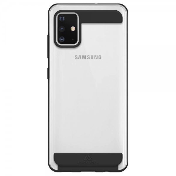 Samsung Galaxy A51 Skal Air Robust Case Svart Transparent